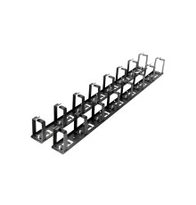 ЦМО Вертикальный кабельный органайзер с окнами, 8 колец (ВКО-О-8.82-9005)