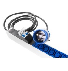 REM Верт блок розеток Rem-32, 1 фаза 32A, 2 авт, инд, 24 C13, 6 C19, 1420 мм, вх IEC 309, шнур 3 м