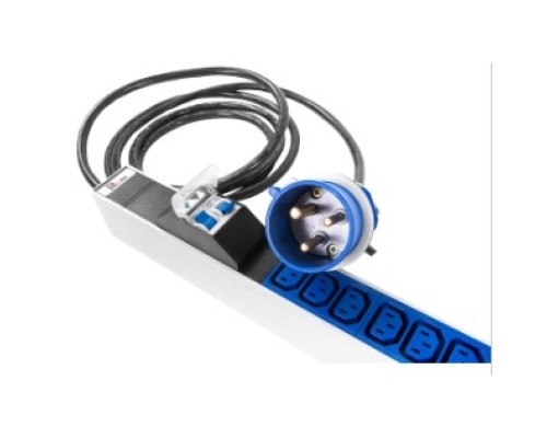 [Аксессуар] REM Верт блок розеток Rem-32, 1 фаза 32A, 2 авт, инд, 24 C13, 6 C19, 1420 мм, вх IEC 309, шнур 3 м