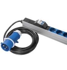 REM Верт блок розеток Rem-32, 1 фаза 32A, 2 авт,инд, 24 S, 1820 мм, вх IEC 309, шнур 3 м(R-32-24S-A-I-1820-3-2P)