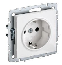 IEK BR-R14-16-K01-F BRITE Роз. с з/к/ш 16А в сб. РСР14-1-0-БрБ бел. 