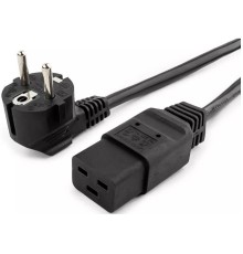 Filum Кабель питания CEE 7/7- С19, 3х1.5мм, 220В, 16A, чёрный, 1.8м [FL-PC16-EU-C19-1.8M] (873354)