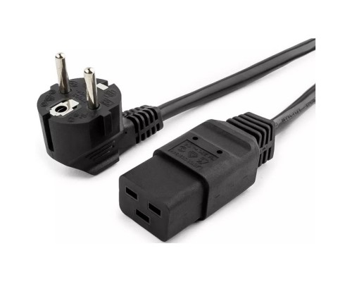 [кабель] Filum Кабель питания CEE 7/7- С19, 3х1.5мм, 220В, 16A, чёрный, 1.8м [FL-PC16-EU-C19-1.8M] (873354)