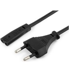 Filum Кабель питания CEE 7/16- С7, 3х0.5мм, 220В, 2.5A, чёрный, 1м [FL-PC2.5-EU-C7-1M] (873352)