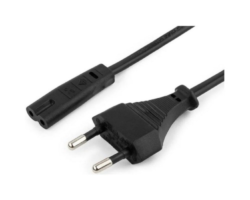 [кабель] Filum Кабель питания CEE 7/16- С7, 3х0.5мм, 220В, 2.5A, чёрный, 1м [FL-PC2.5-EU-C7-1M] (873352)