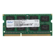 Память SO-DIMM DDR3L 8Gb PC12800 1600MHz CL11 1.35V Netac (NTBSD3N16SP-08)