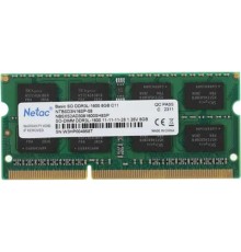 Память SO-DIMM DDR3L 8Gb PC12800 1600MHz CL11 1.35V Netac (NTBSD3N16SP-08)