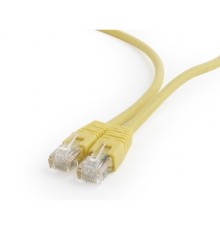 Патч-корд UTP Cablexpert PP6U-0.5M/Y кат.6, 0.5м, литой, многожильный (жёлтый)