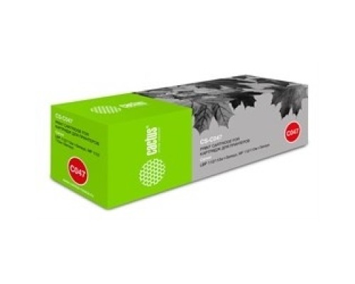 [расходные материалы] Картридж лазерный Cactus CS-C047 черный (1600стр.) для Canon LBP112/LBP113W