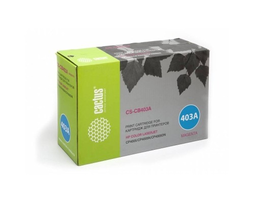 [расходные материалы] Картридж лазерный Cactus CS-CB403AR пурпурный (7500стр.) для HP CLJ CP4005/CP4005DN/CP4005N