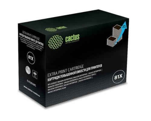 [расходные материалы] Картридж лазерный Cactus CS-CF281X-MPS черный (30000стр.) для HP LJ Ent M630/M605dn/M606dn/M605x