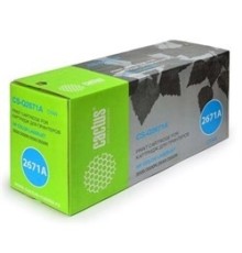 Картридж лазерный Cactus CS-Q2671AR голубой (4000стр.) для HP CLJ 3500/3550/3700