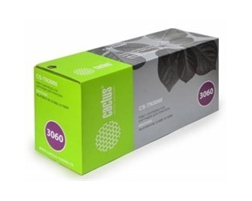 [расходные материалы] Картридж лазерный Cactus CS-TN3060 черный (6700стр.) для Brother HL-5130/5140/5150D/5170DN