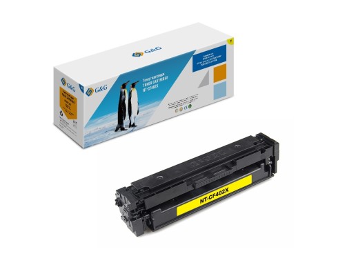 [Расходные материалы] Картридж лазерный G&G GG-CF402X желтый (2300стр.) для HP HP Color LaserJet M252/252N/252DN/252DW/M277n/M277DW