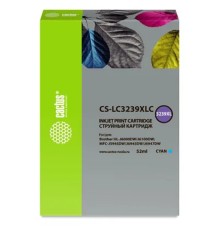 Картридж струйный Cactus CS-LC3239XLC голубой (52мл) для Brother HL-J6000DW/J6100DW