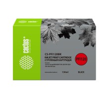 Картридж струйный Cactus CS-PFI120BK черный (130мл) для Canon imagePROGRAF TM-200/TM-205/TM-300/TM-305