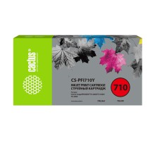 Картридж струйный Cactus CS-PFI710Y желтый (700мл) для Canon imagePROGRAF TX-2000/TX-3000/TX-4000