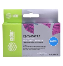Картридж струйный Cactus №903XL CS-T6M07AE пурпурный (10мл) для HP OJP 6950/6960/6970