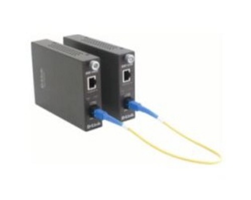 [Сетевое оборудование] D-Link DMC-1910R/A9A WDM медиаконвертер с 1 портом 1000Base-T и 1 портом 1000Base-LX с разъемом SC (Tx: 1310 нм; Rx: 1550 нм) для одномодового оптического кабеля (до 15 км)