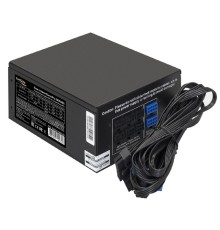 Exegate EX292198RUS Серверный БП 500W ExeGate ServerPRO-500RADS (ATX, for 3U+ cases, APFC, КПД 80% (80 PLUS), 14cm fan, 24pin, (4+4)pin, PCIe, 5xSATA, 4xIDE, FDD, Cable Management, black)