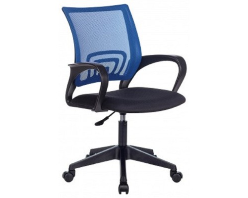 [Офисное кресло или стул] Кресло Бюрократ CH-695NLT синий TW-05 сиденье черный TW-11 сетка/ткань крестовина пластик  [1483212]
