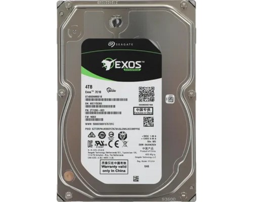 [Жесткий диск] 4TB Seagate Exos 7E10 (ST4000NM001B) {SAS 12Gb/s, 7200 rpm, 256mb buffer, 3.5