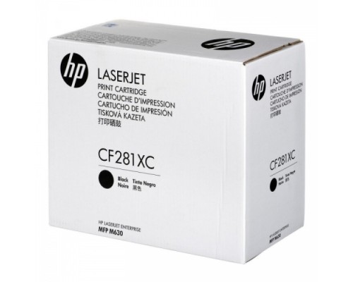 [Расходные материалы] HP Картридж HP 81X CF281XC черный для HP LJ Pro M630z/f/h M605dh/n/x (белая корпоративная коробка)