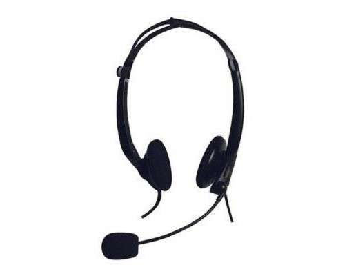 [Наушники] A4Tech HS-10 черный+белый 2м накладные оголовье