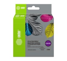 Картридж струйный Cactus CS-LC3619XLC голубой (18.4мл) для Brother MFC-J2330DW/J2730DW/J3530DW/J3930DW