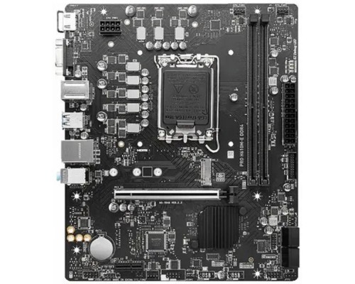 [Материнская плата] MSI PRO H610M-E DDR4 {H610, LGA1700, 2 DDR4, 1 PCI-Ex16, 1 PCI-Ex1, 1 M.2, 4 SATA3.0, 4 USB3.2Gen1, 8 USB 2.0}