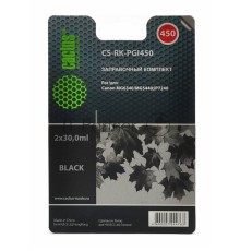 Заправочный набор Cactus CS-RK-PGI450 черный (2x30мл) Canon MG 6340/5440/IP7240