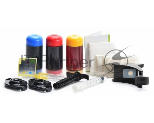 Заправочный набор Cactus CS-RK-C8728 цветной (3x30мл) HP DeskJet 3320/3325/3420/3425/3520/3535/3550