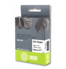 Картридж ленточный Cactus CS-TZ641 черный для Brother 1010/1280/1280VP/2700VP