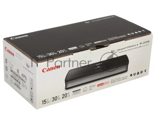 Сканер Canon P-215II (9705B003) A4 черный