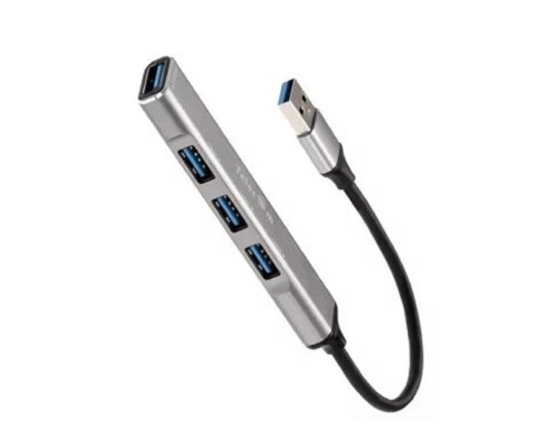 [Переходник] Telecom <TA308U> Переходник USB 3.0 -->USB3.0+3 USB2.0, Aluminum Shell, 0.2м [7958820049743]