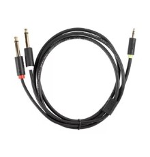 Telecom <TAV6168-1.5M> Кабель-адаптер 3.5ST(M)/2X6.35 ST(M), 1.5м, PRO [7958820049972]