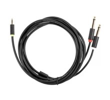 Telecom <TAV6168-3M> Кабель-адаптер 3.5ST(M)/2X6.35 ST(M), 3м, PRO [7958820049989]