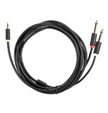 Telecom <TAV6168-3M> Кабель-адаптер 3.5ST(M)/2X6.35 ST(M), 3м, PRO [7958820049989]