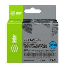 Картридж струйный Cactus CS-F6V19AE 123XL черный (480стр.) (18мл) для HP DeskJet 1110/1111/1112/2130
