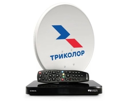 [ТРИКОЛОР] Комплект спутникового телевидения Триколор Ultra HD GS B622L черный (СИБИРЬ)