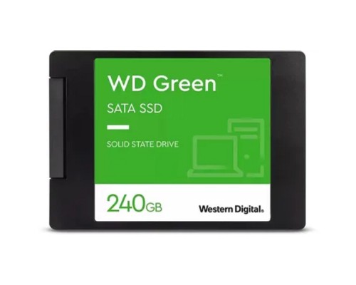 [накопитель] WD SSD GREEN 240Gb SATA3 2,5”/7мм WDS240G3G0A (аналог WDS240G2G0A), 1 year