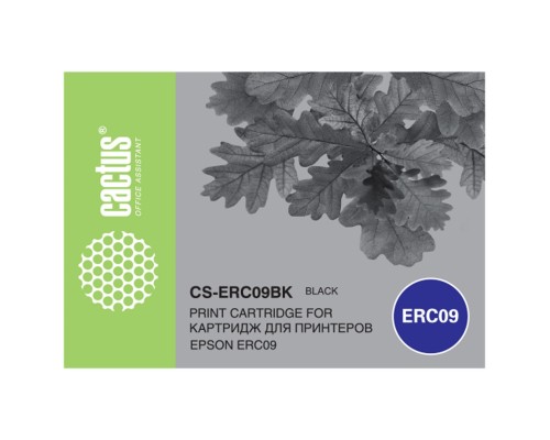 [Расходные материалы] Картридж матричный Cactus CS-ERC09BK черный для Epson ERC09