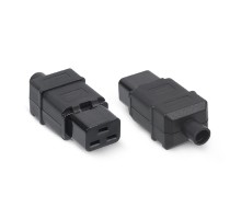 Cabeus IEC-320-C19 Вилка С19 разборная, 16А, 250 V, черная