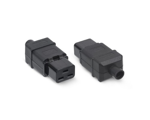 [Cabeus кабели силовые] Cabeus IEC-320-C19 Вилка С19 разборная, 16А, 250 V, черная