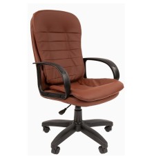 Офисное кресло   Стандарт СТ-95 Россия экокожа коричн. (7082971)