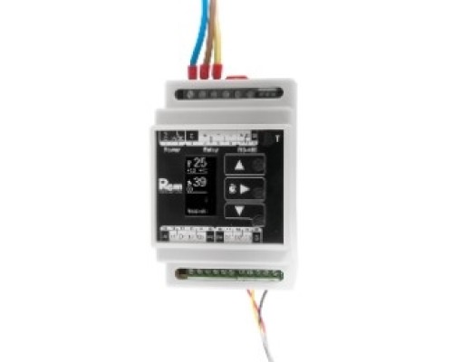 [Аксессуар] REM Модуль управления микроклиматом цифровой, для установки на DIN-рейку, питание 230 VAC, с ЖК-дисплеем (R-MC2-DMTH)