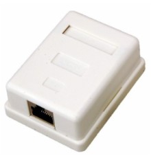 Rexant (03-0122) Розетка компьютерная внешняя, 1-порт RJ-45 (8P8C), FTP экранированная, категория 5e