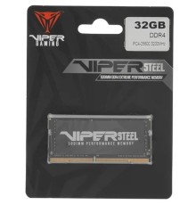 Память DDR4 32Gb 3200MHz Patriot PVS432G320C8S Steel Series RTL PC4-25600 CL22 SO-DIMM 260-pin 1.2В single rank