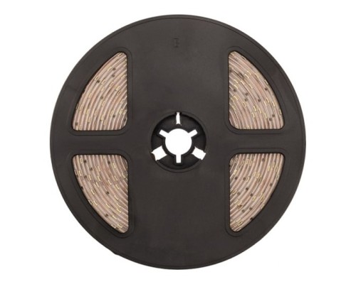 [Светодиодная лента] Rexant 141-356  LED лента 12В, 8мм, IP65, SMD 2835, 60 LED/m, 12V, ТЕПЛЫЙ БЕЛЫЙ (3000 K) (катушка 5 метров)