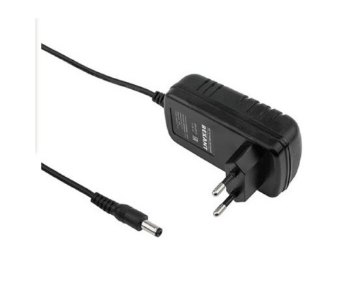 [Светодиодная лента] Rexant (200-024-3) Блок питания (сетевой адаптер) AC 110-240В/DC 12В, 2А, 24Вт с DC разъемом подключения 5,5х2,1 (IP43)